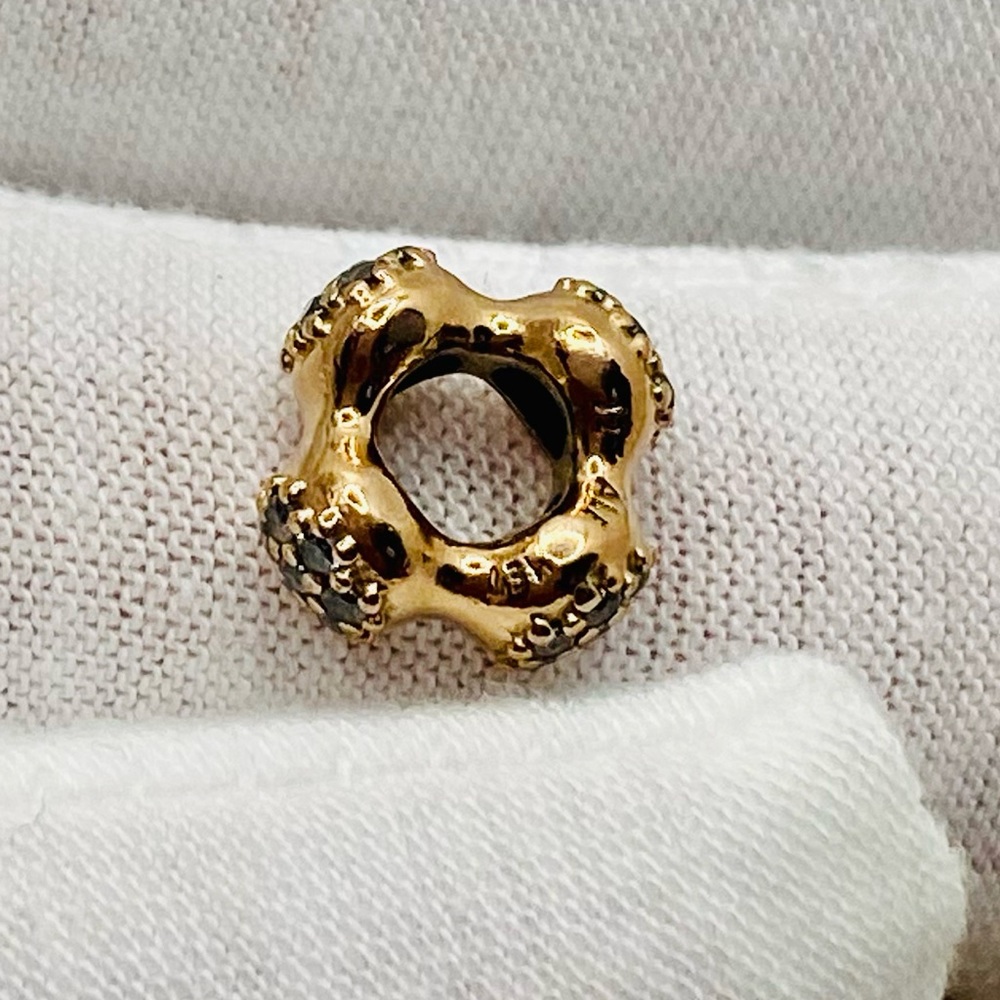 EUC Pandora 787292CZ Pandora Rose Modern LovePods Spacer Charm - Picture 8 of 9
